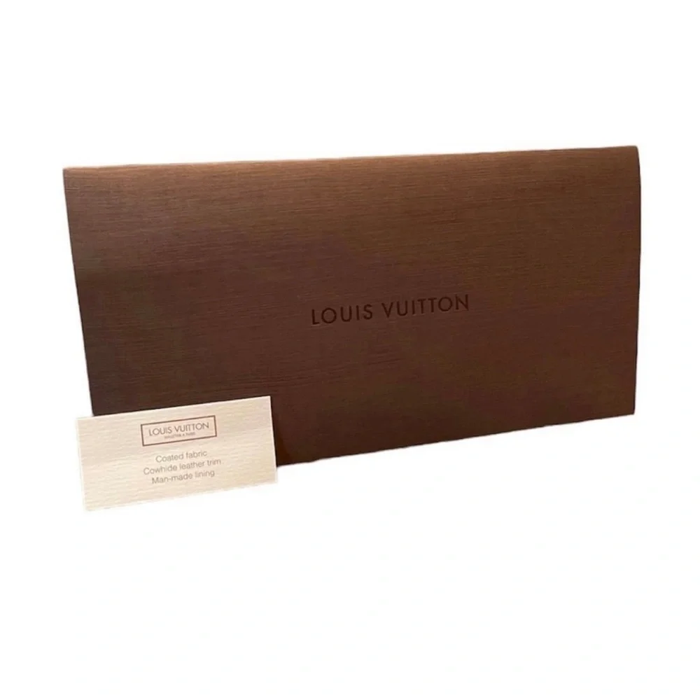LOUIS VUITTON Brown Envelope Sleeve & Detail Information Slip